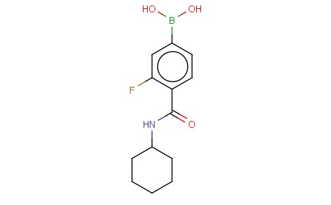 4-(CYCLOHEXYLCARBAMOYL)-3-FLUOROBENZENEBORONIC ACID